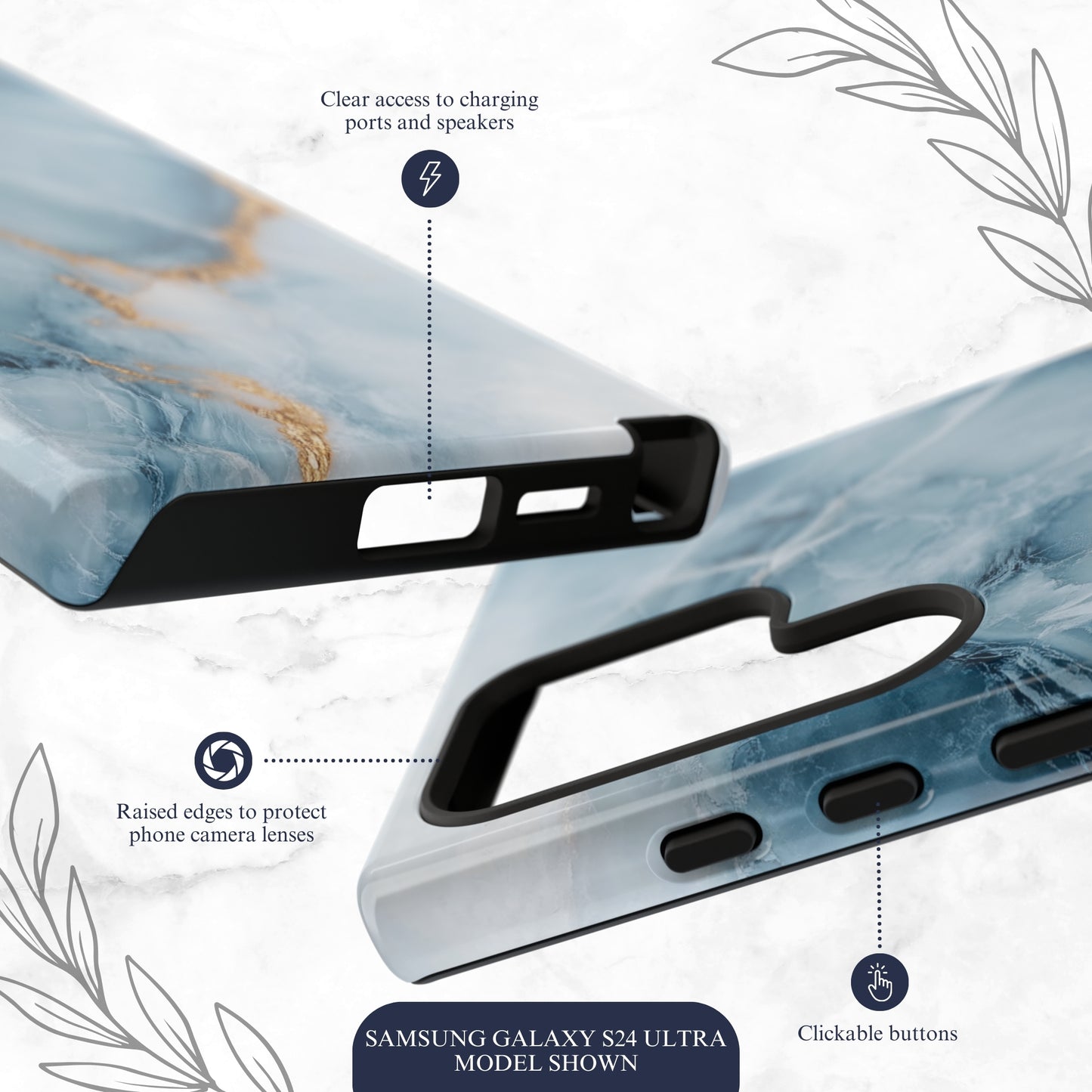 Glacier - Samsung Galaxy Case Phone Case-aesthetic phone case-shockproof phone case-cute phone case-designer phone case-elegant phone case-luxury phone case-phone accessories-fashion accessory