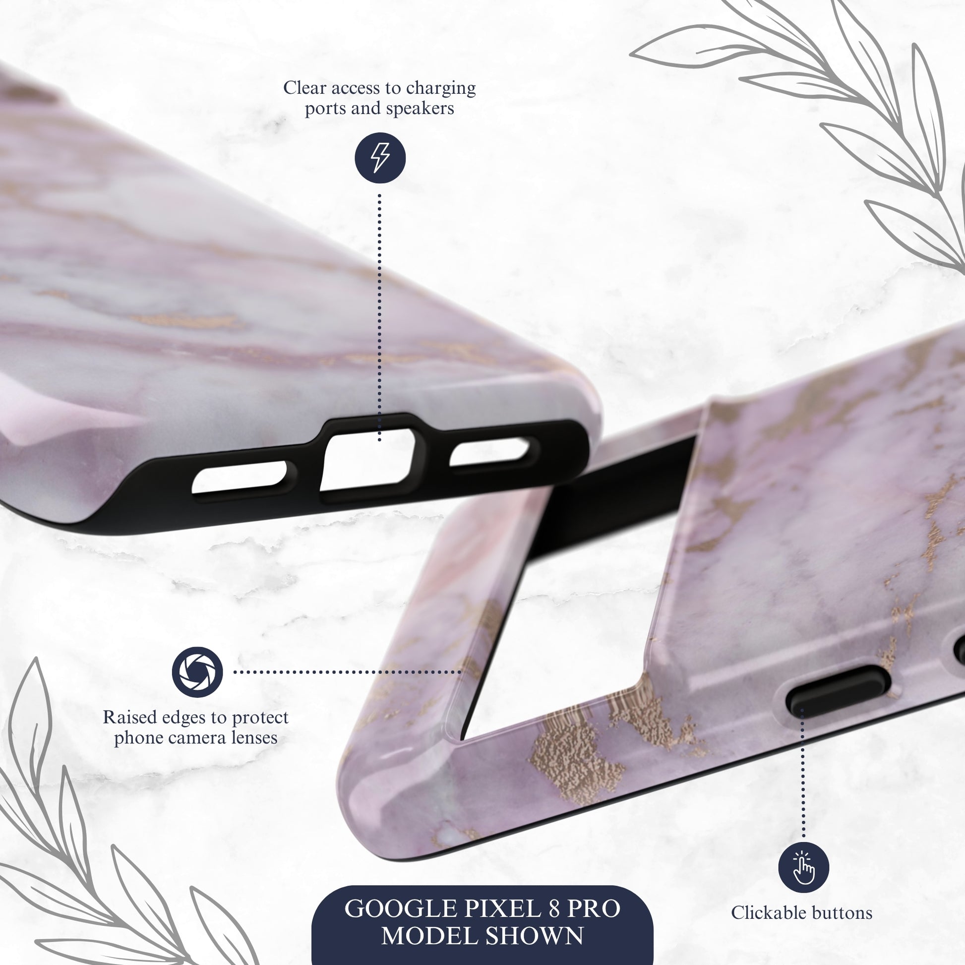 Luna Quartz - Google Pixel Case Phone Case-aesthetic phone case-shockproof phone case-cute phone case-designer phone case-elegant phone case-luxury phone case-phone accessories-fashion accessory