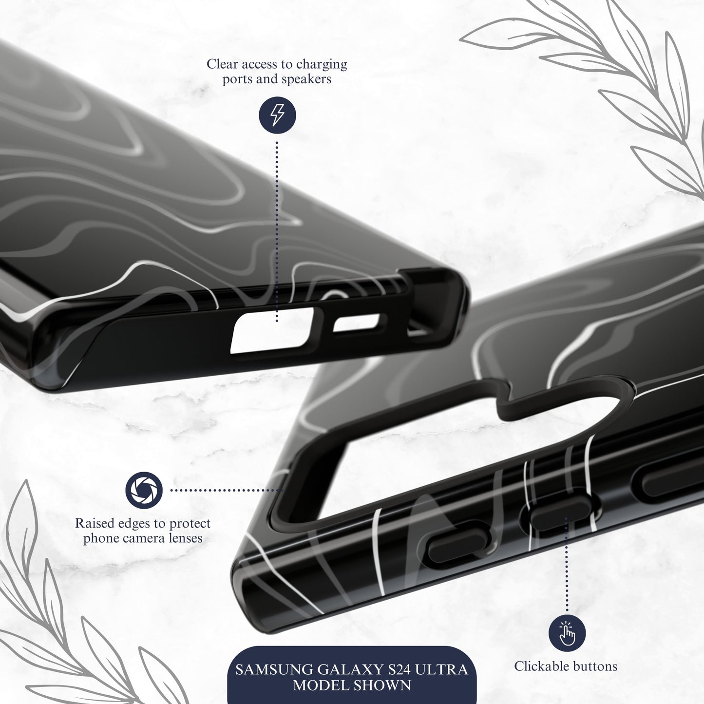 Night Threads - Samsung Galaxy Case Phone Case-aesthetic phone case-shockproof phone case-cute phone case-designer phone case-elegant phone case-luxury phone case-phone accessories-fashion accessory