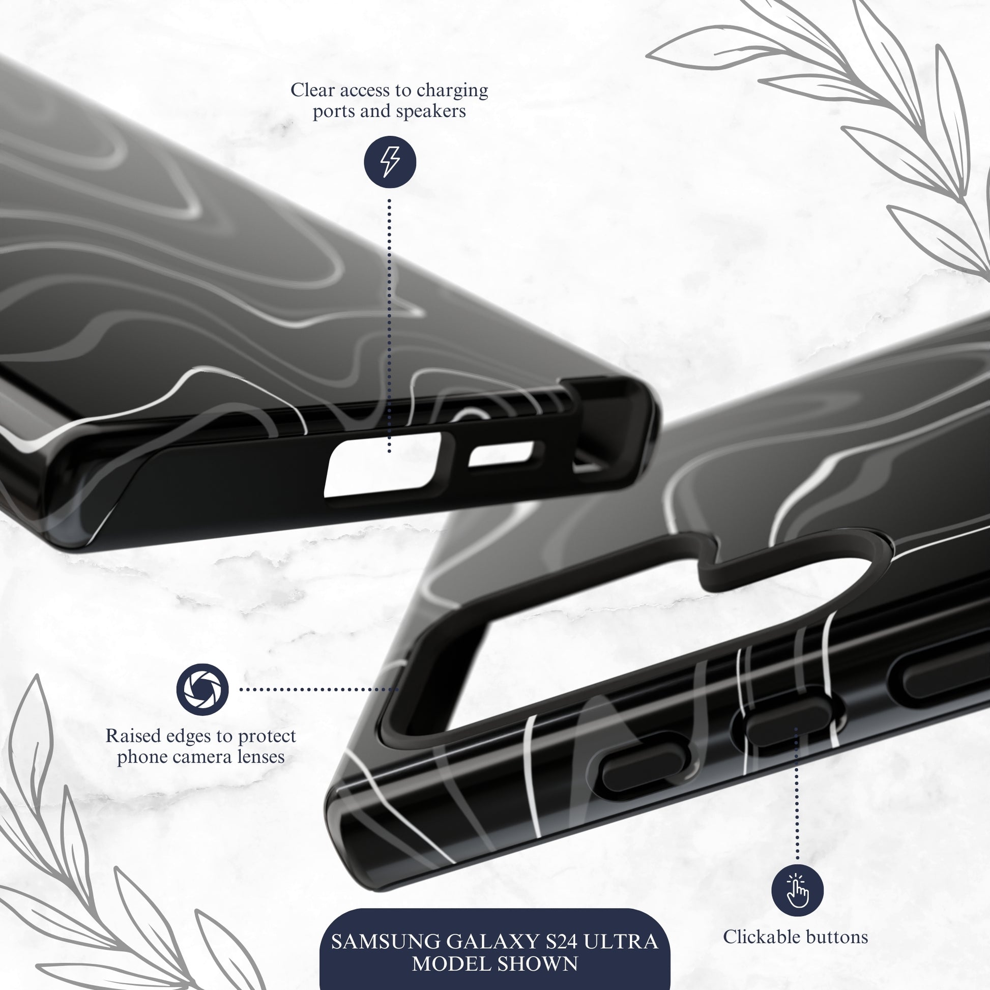 Night Threads - Samsung Galaxy Case Phone Case-aesthetic phone case-shockproof phone case-cute phone case-designer phone case-elegant phone case-luxury phone case-phone accessories-fashion accessory