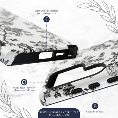 Adorned Toile - Samsung Galaxy Case Phone Case-aesthetic phone case-shockproof phone case-cute phone case-designer phone case-elegant phone case-luxury phone case-phone accessories-fashion accessory