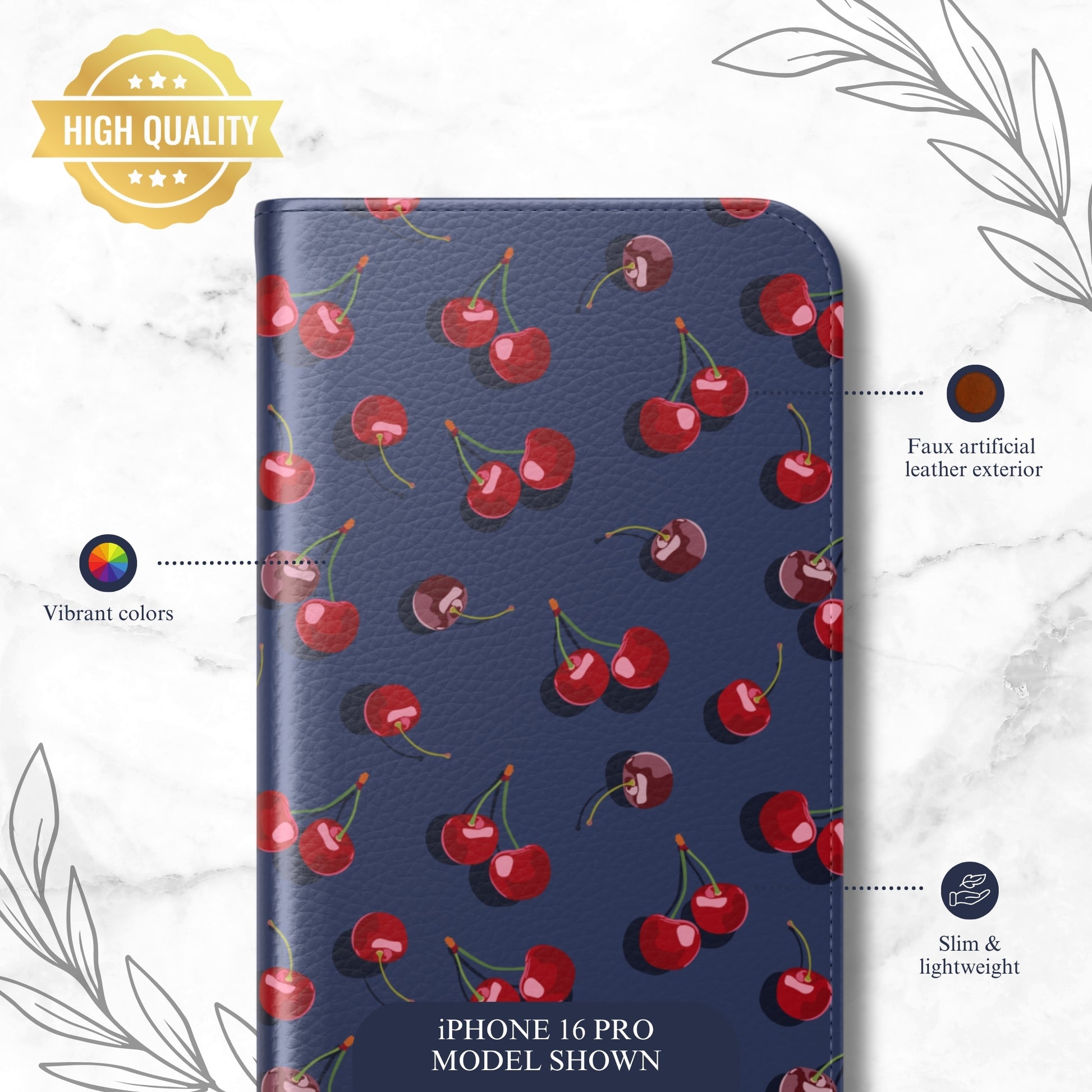 Sweet Tease - iPhone Flip Case Wallet, Leather Folio Case Phone Case-aesthetic phone case-shockproof phone case-cute phone case-designer phone case-elegant phone case-luxury phone case-phone accessories-fashion accessory