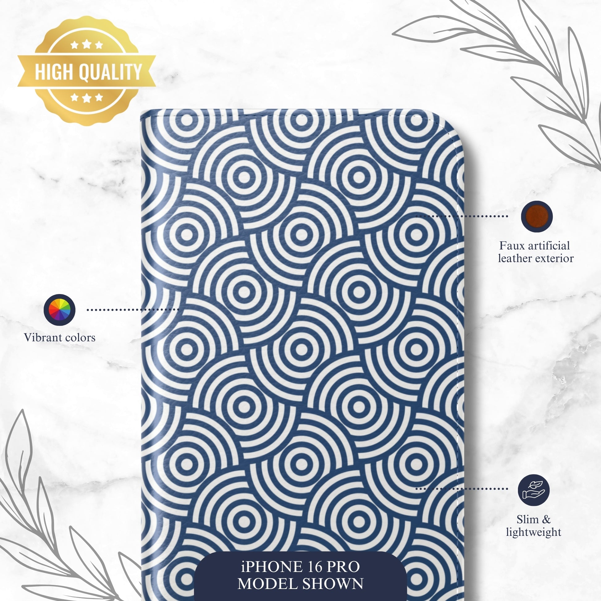 Rainy Day - iPhone Flip Case Wallet, Leather Folio Case Phone Case-aesthetic phone case-shockproof phone case-cute phone case-designer phone case-elegant phone case-luxury phone case-phone accessories-fashion accessory