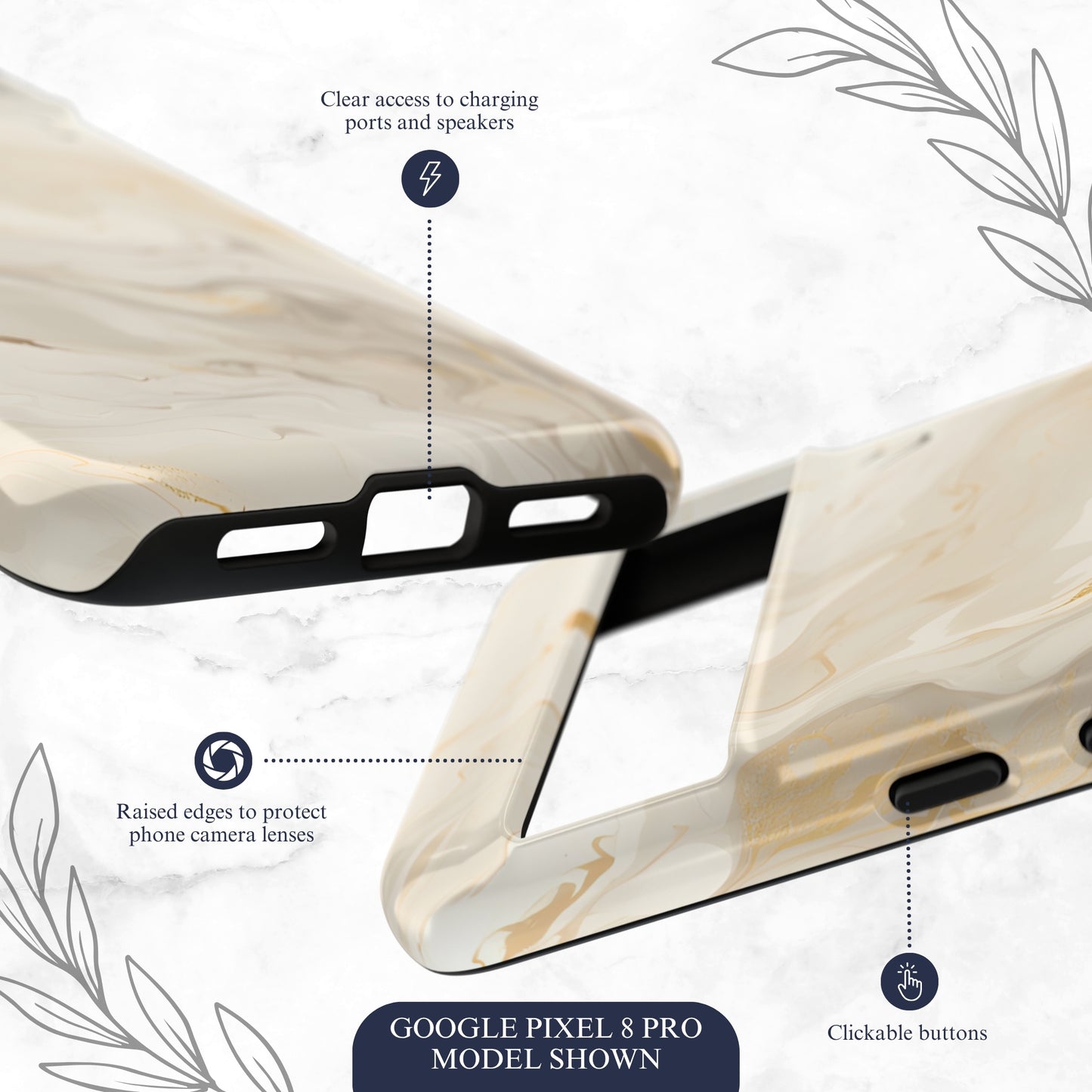 Double Cream - Google Pixel Case Phone Case-aesthetic phone case-shockproof phone case-cute phone case-designer phone case-elegant phone case-luxury phone case-phone accessories-fashion accessory