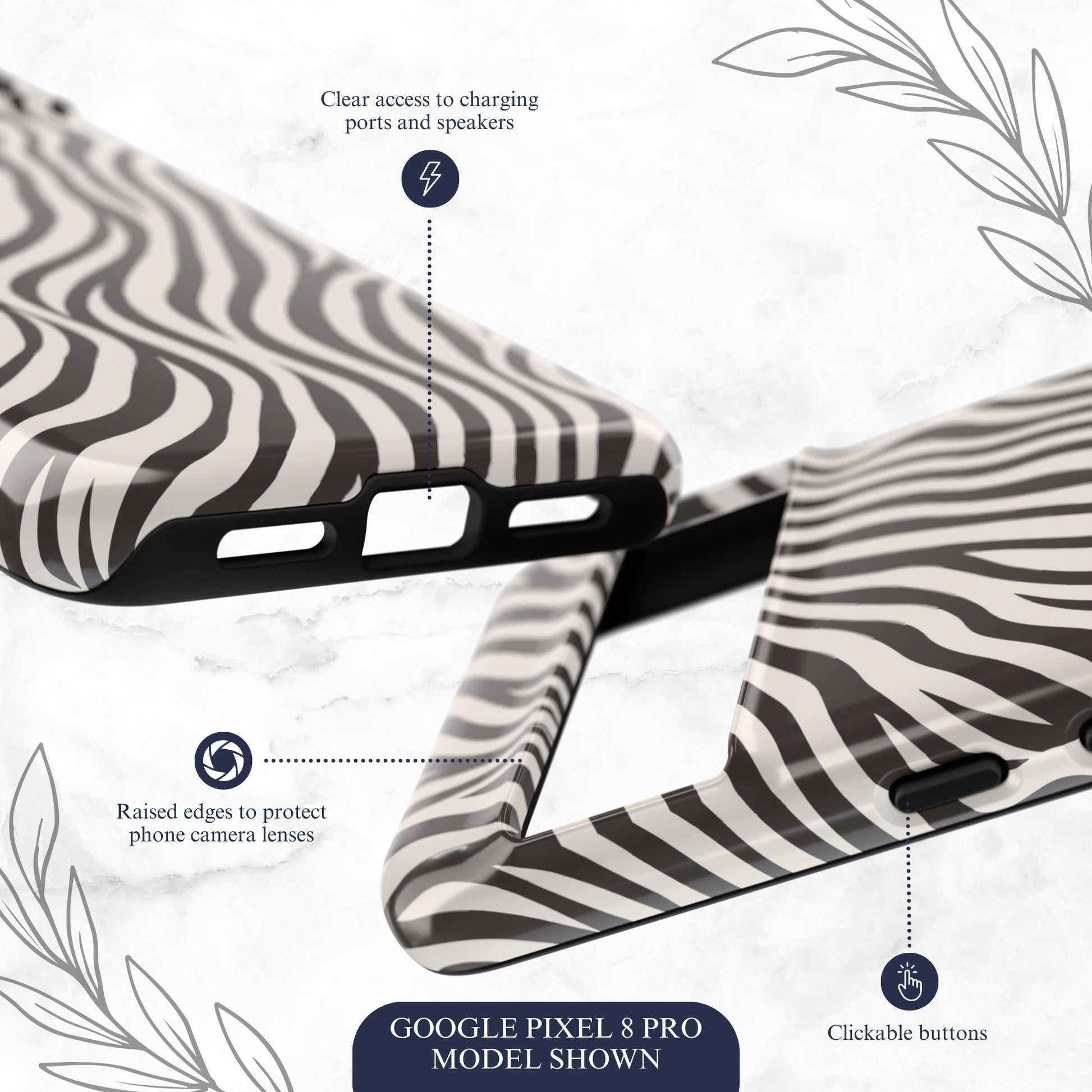 Wild Stride - Google Pixel Case Phone Case-aesthetic phone case-shockproof phone case-cute phone case-designer phone case-elegant phone case-luxury phone case-phone accessories-fashion accessory