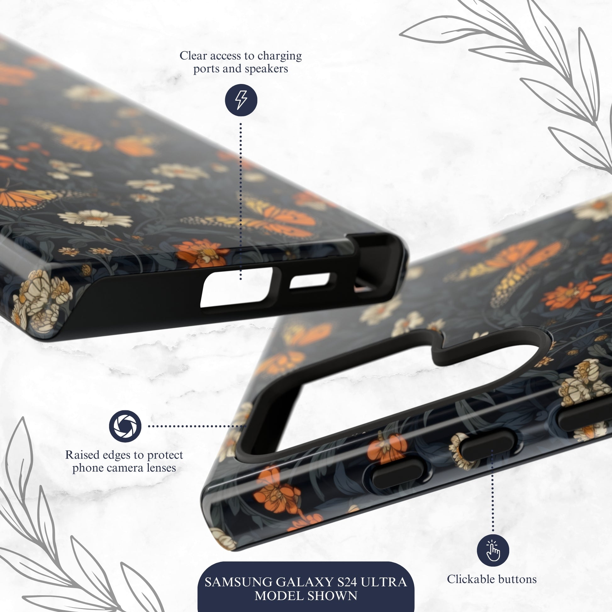 Enchanted - Samsung Galaxy Case Phone Case-aesthetic phone case-shockproof phone case-cute phone case-designer phone case-elegant phone case-luxury phone case-phone accessories-fashion accessory