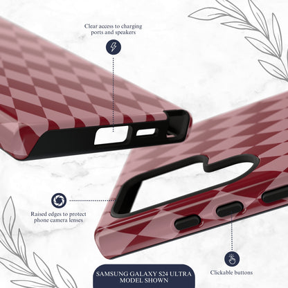 Cherry Jester - Samsung Galaxy Case Phone Case-aesthetic phone case-shockproof phone case-cute phone case-designer phone case-elegant phone case-luxury phone case-phone accessories-fashion accessory