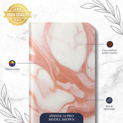 Dream Phase - iPhone Flip Case Wallet, Leather Folio Case Phone Case-aesthetic phone case-shockproof phone case-cute phone case-designer phone case-elegant phone case-luxury phone case-phone accessories-fashion accessory