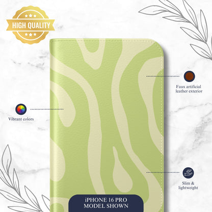 Fresh Feeling - iPhone Flip Case Wallet, Leather Folio Case Phone Case-aesthetic phone case-shockproof phone case-cute phone case-designer phone case-elegant phone case-luxury phone case-phone accessories-fashion accessory