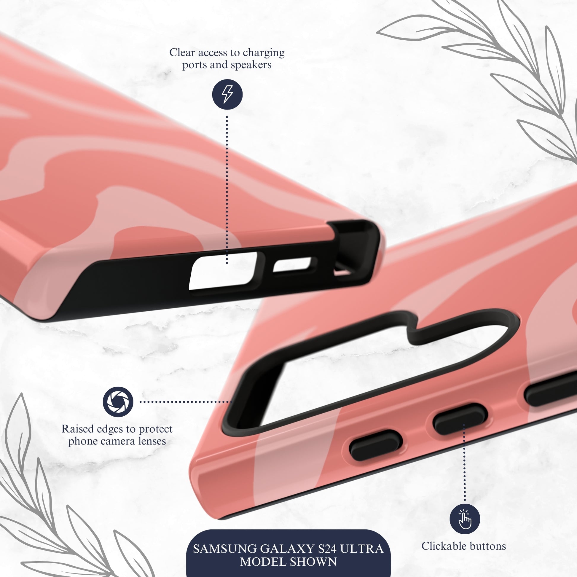 Lover's Kiss - Samsung Galaxy Case Phone Case-aesthetic phone case-shockproof phone case-cute phone case-designer phone case-elegant phone case-luxury phone case-phone accessories-fashion accessory