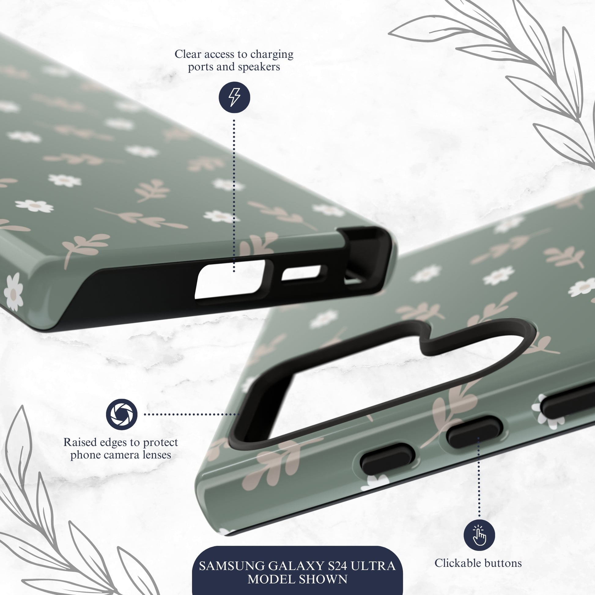 Sage - Samsung Galaxy Case Phone Case-aesthetic phone case-shockproof phone case-cute phone case-designer phone case-elegant phone case-luxury phone case-phone accessories-fashion accessory