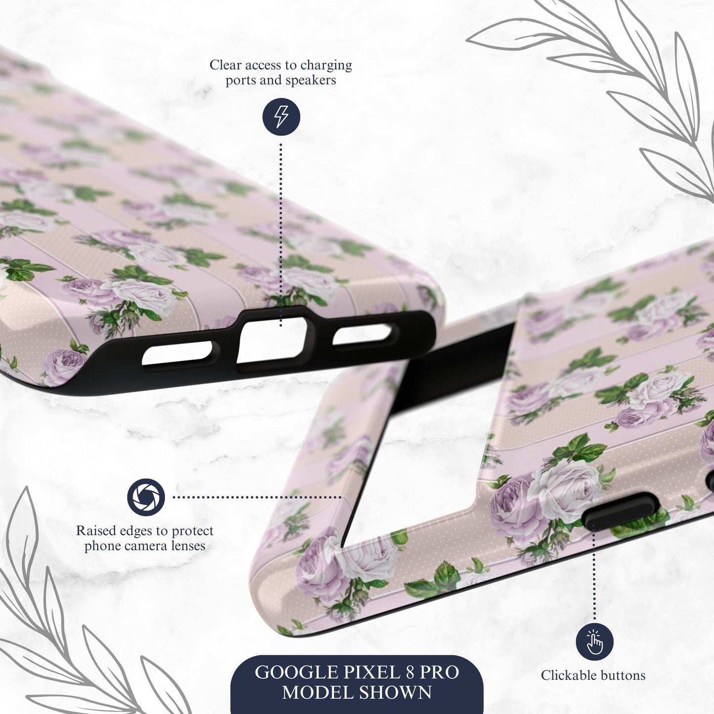 Softly Spoken - Google Pixel Case Phone Case-aesthetic phone case-shockproof phone case-cute phone case-designer phone case-elegant phone case-luxury phone case-phone accessories-fashion accessory