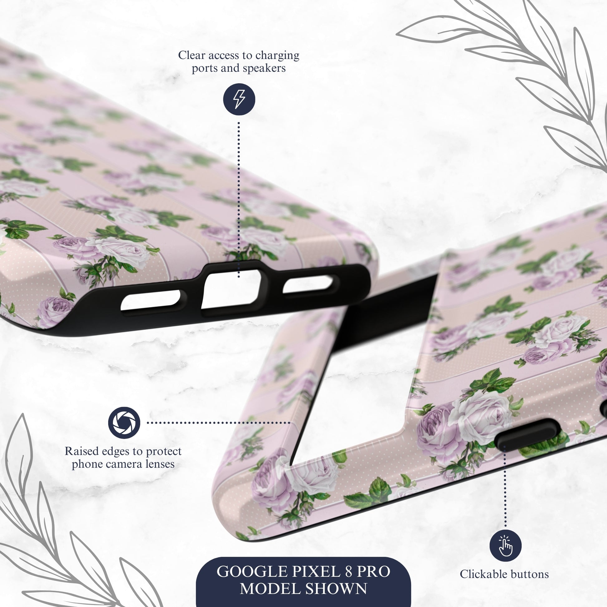 Softly Spoken - Google Pixel Case Phone Case-aesthetic phone case-shockproof phone case-cute phone case-designer phone case-elegant phone case-luxury phone case-phone accessories-fashion accessory