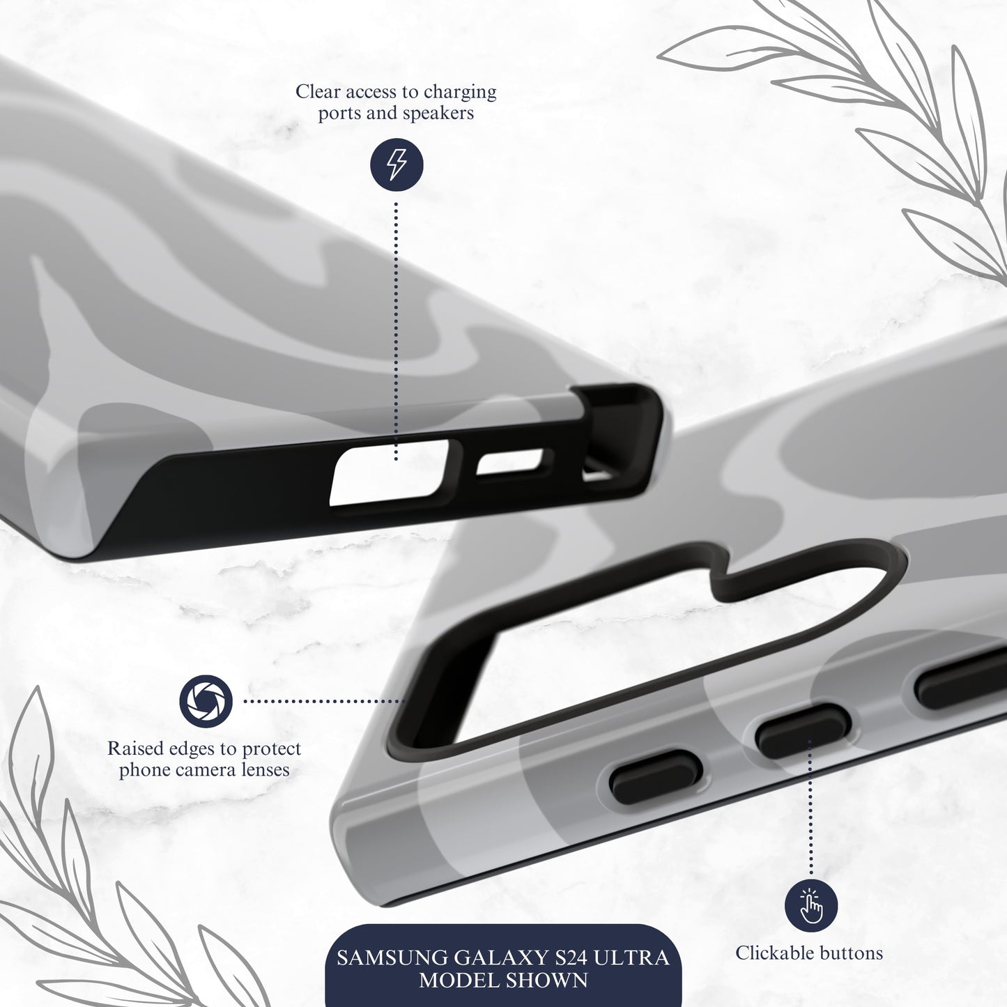 Grayscale - Samsung Galaxy Case Phone Case-aesthetic phone case-shockproof phone case-cute phone case-designer phone case-elegant phone case-luxury phone case-phone accessories-fashion accessory