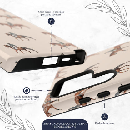 Graceful Gallop - Samsung Galaxy Case Phone Case-aesthetic phone case-shockproof phone case-cute phone case-designer phone case-elegant phone case-luxury phone case-phone accessories-fashion accessory