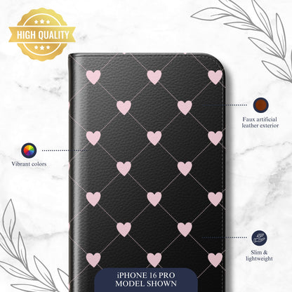 Dark Romance - iPhone Flip Case Wallet, Leather Folio Case Phone Case-aesthetic phone case-shockproof phone case-cute phone case-designer phone case-elegant phone case-luxury phone case-phone accessories-fashion accessory