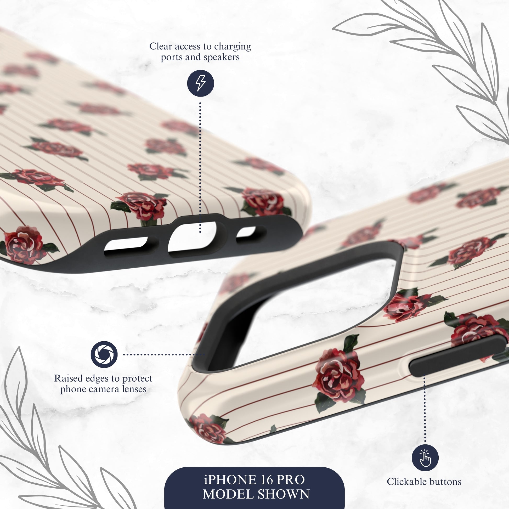 Afternoon Affair - Magsafe iPhone Case Phone Case-aesthetic phone case-shockproof phone case-cute phone case-designer phone case-elegant phone case-luxury phone case-phone accessories-fashion accessory