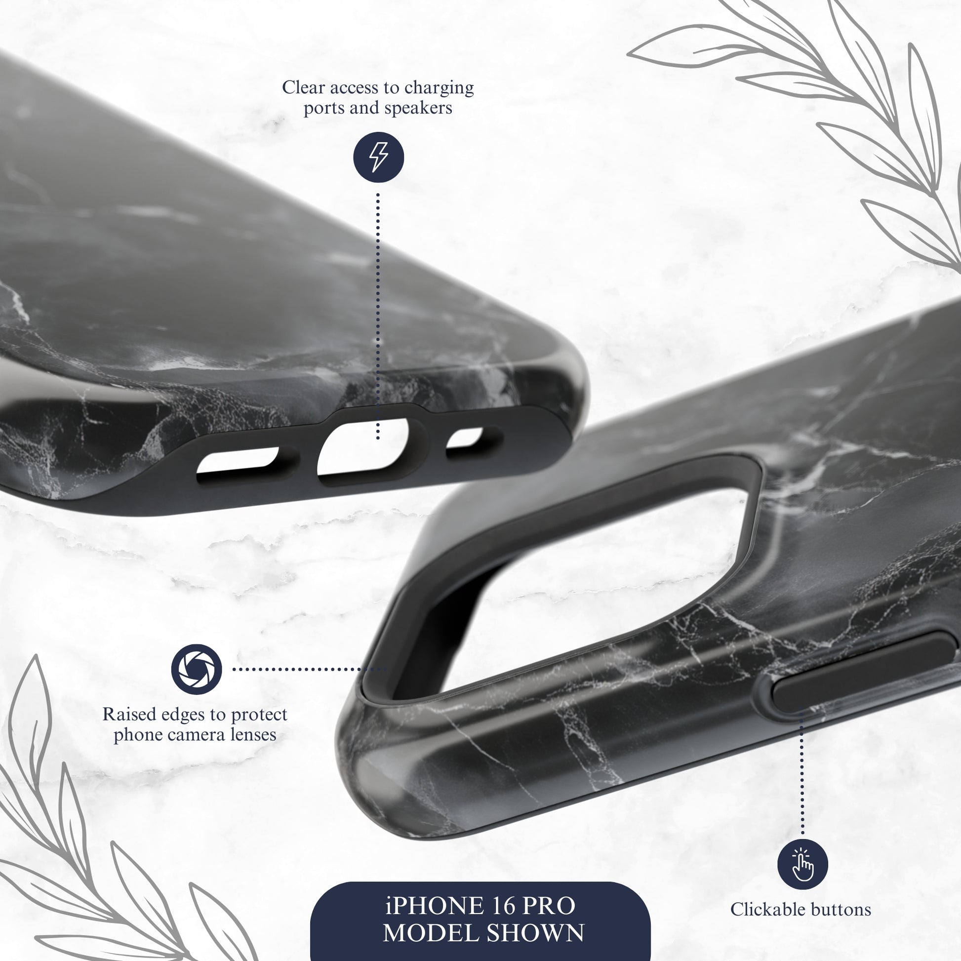 Obsidian - Magsafe iPhone Case Phone Case-aesthetic phone case-shockproof phone case-cute phone case-designer phone case-elegant phone case-luxury phone case-phone accessories-fashion accessory