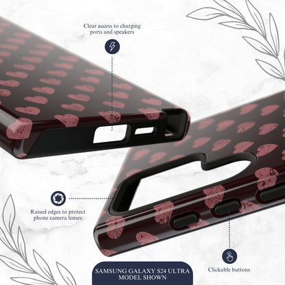Velvet Vow - Samsung Galaxy Case Phone Case-aesthetic phone case-shockproof phone case-cute phone case-designer phone case-elegant phone case-luxury phone case-phone accessories-fashion accessory