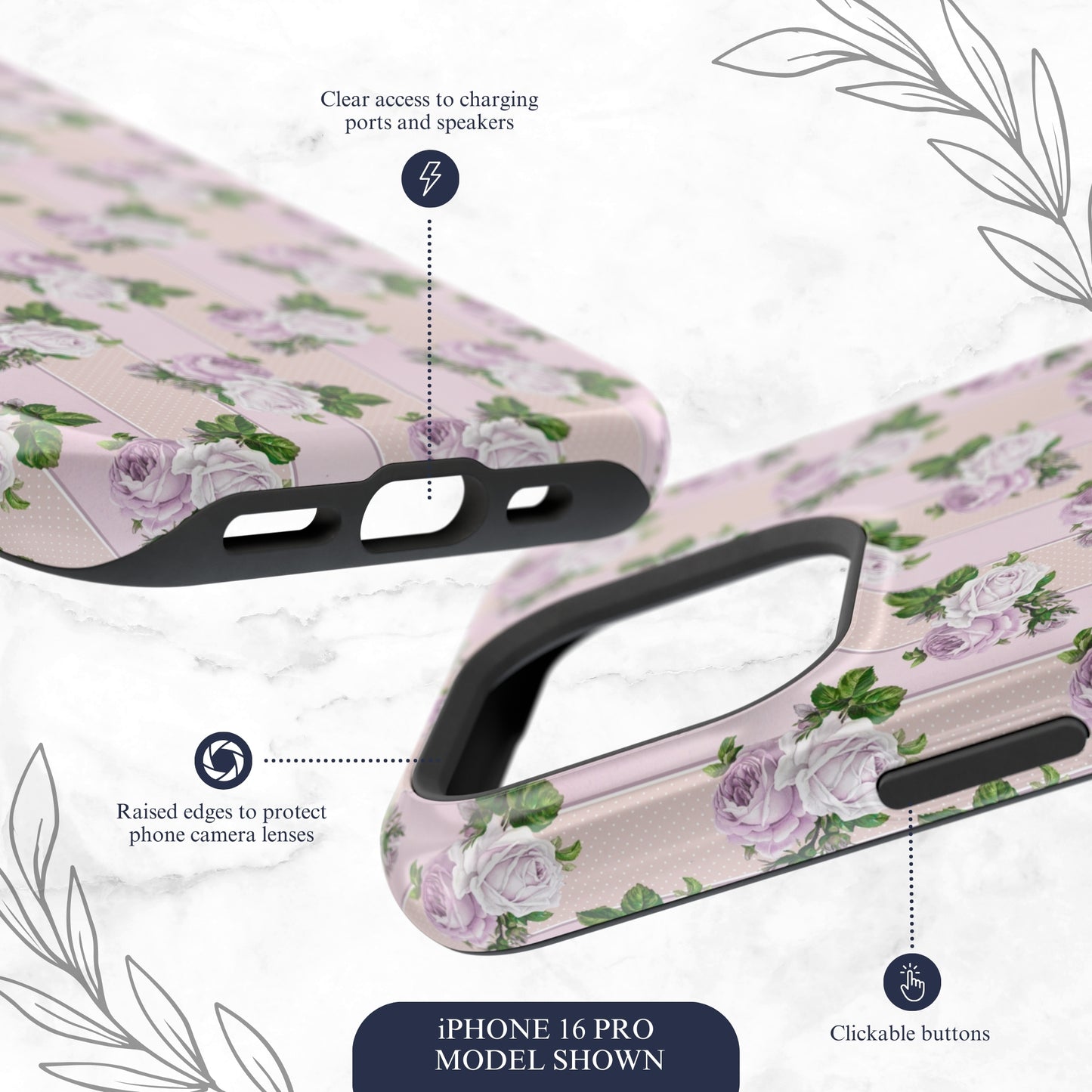Softly Spoken - Magsafe iPhone Case Phone Case-aesthetic phone case-shockproof phone case-cute phone case-designer phone case-elegant phone case-luxury phone case-phone accessories-fashion accessory