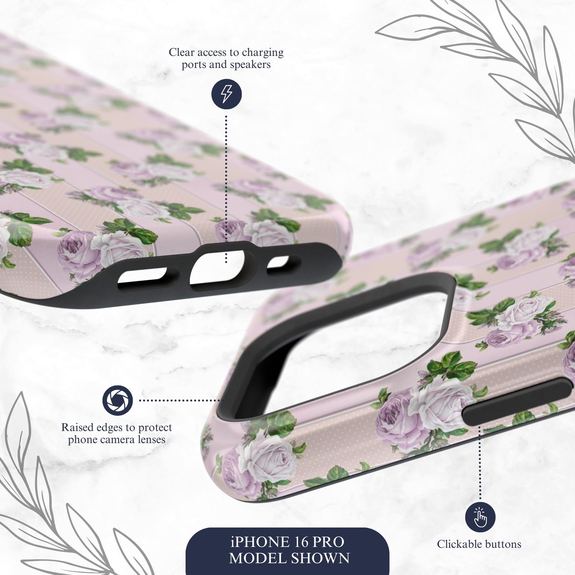 Softly Spoken - Magsafe iPhone Case Phone Case-aesthetic phone case-shockproof phone case-cute phone case-designer phone case-elegant phone case-luxury phone case-phone accessories-fashion accessory