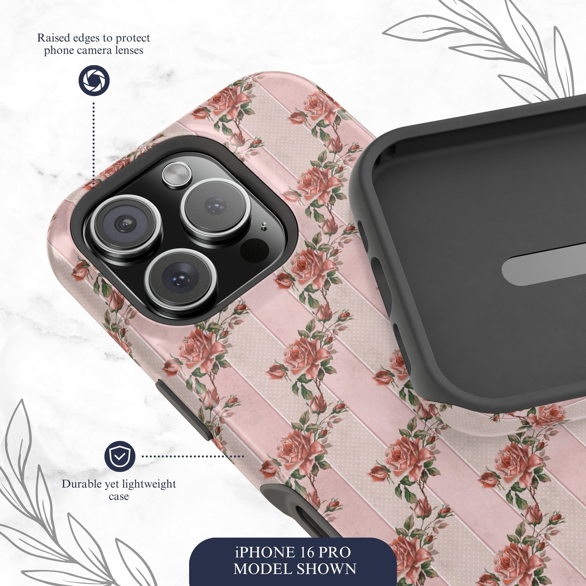 Rose Parlor - Magsafe iPhone Case Phone Case-aesthetic phone case-shockproof phone case-cute phone case-designer phone case-elegant phone case-luxury phone case-phone accessories-fashion accessory