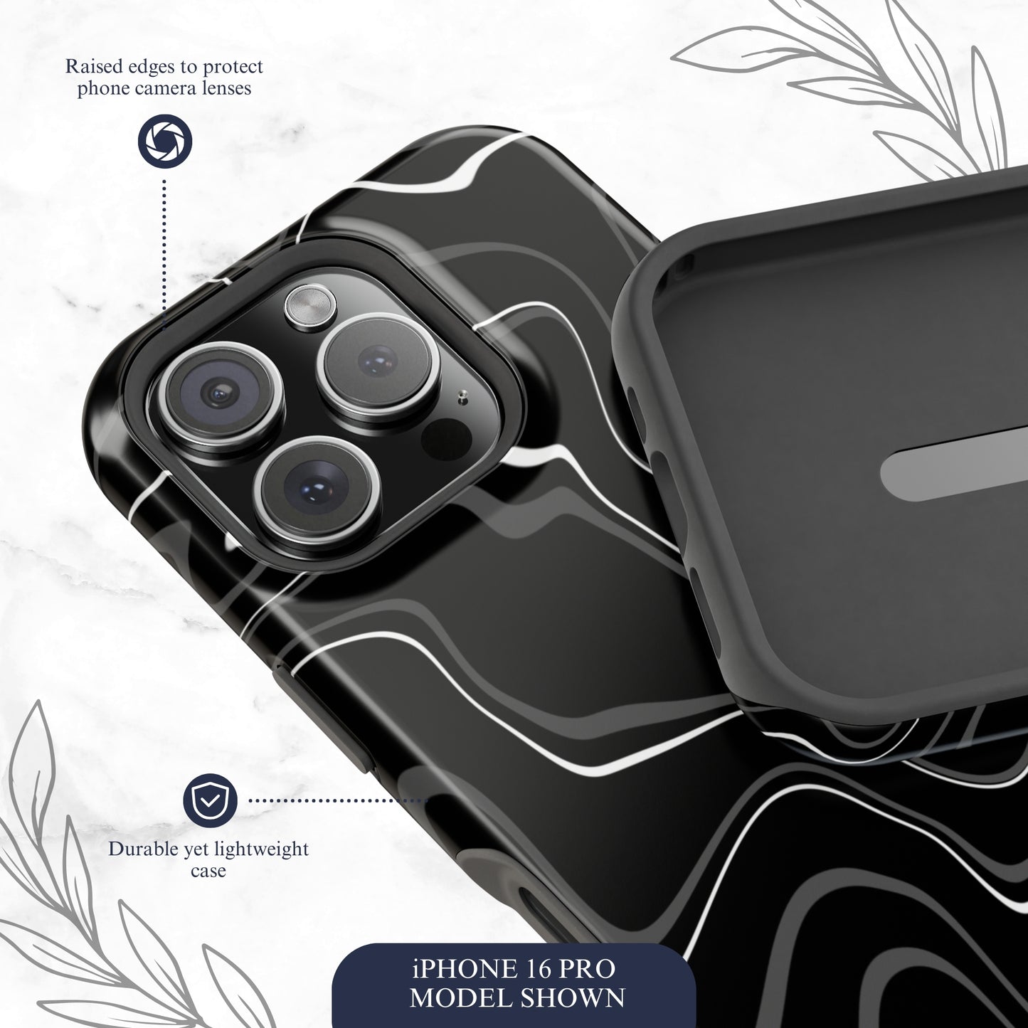 Night Threads - Magsafe iPhone Case Phone Case-aesthetic phone case-shockproof phone case-cute phone case-designer phone case-elegant phone case-luxury phone case-phone accessories-fashion accessory