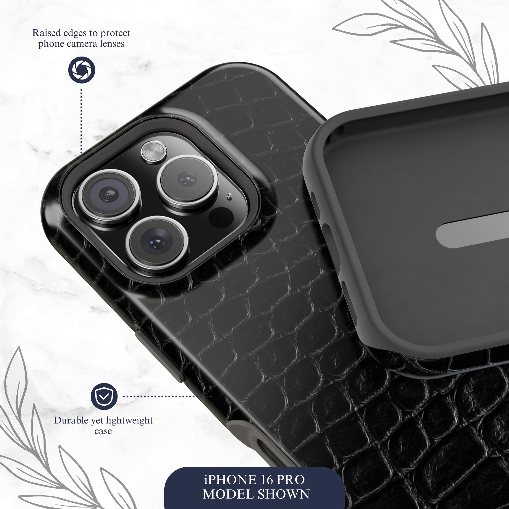 Black Viper - Magsafe iPhone Case Phone Case-aesthetic phone case-shockproof phone case-cute phone case-designer phone case-elegant phone case-luxury phone case-phone accessories-fashion accessory