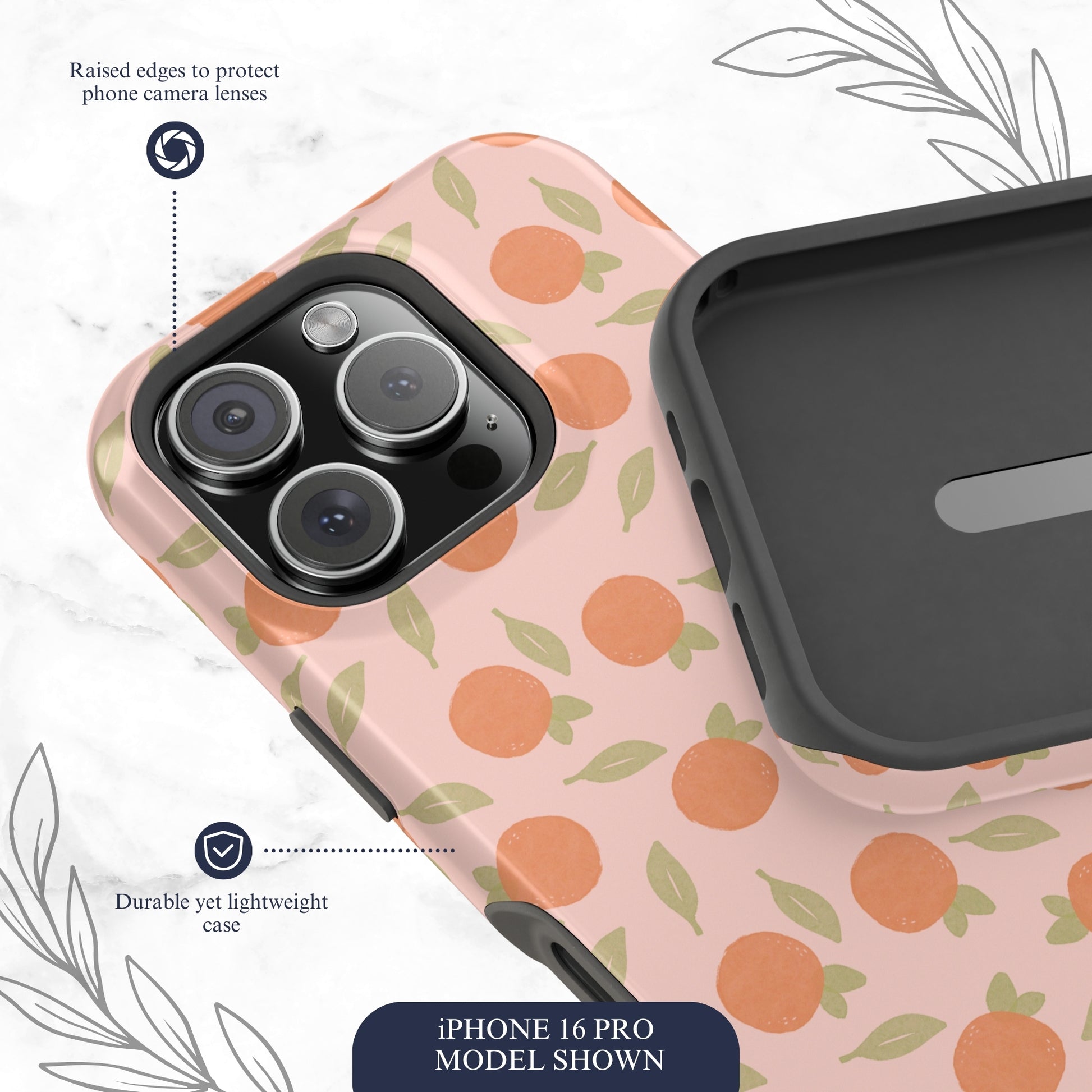 Orange Harvest - Magsafe iPhone Case Phone Case-aesthetic phone case-shockproof phone case-cute phone case-designer phone case-elegant phone case-luxury phone case-phone accessories-fashion accessory