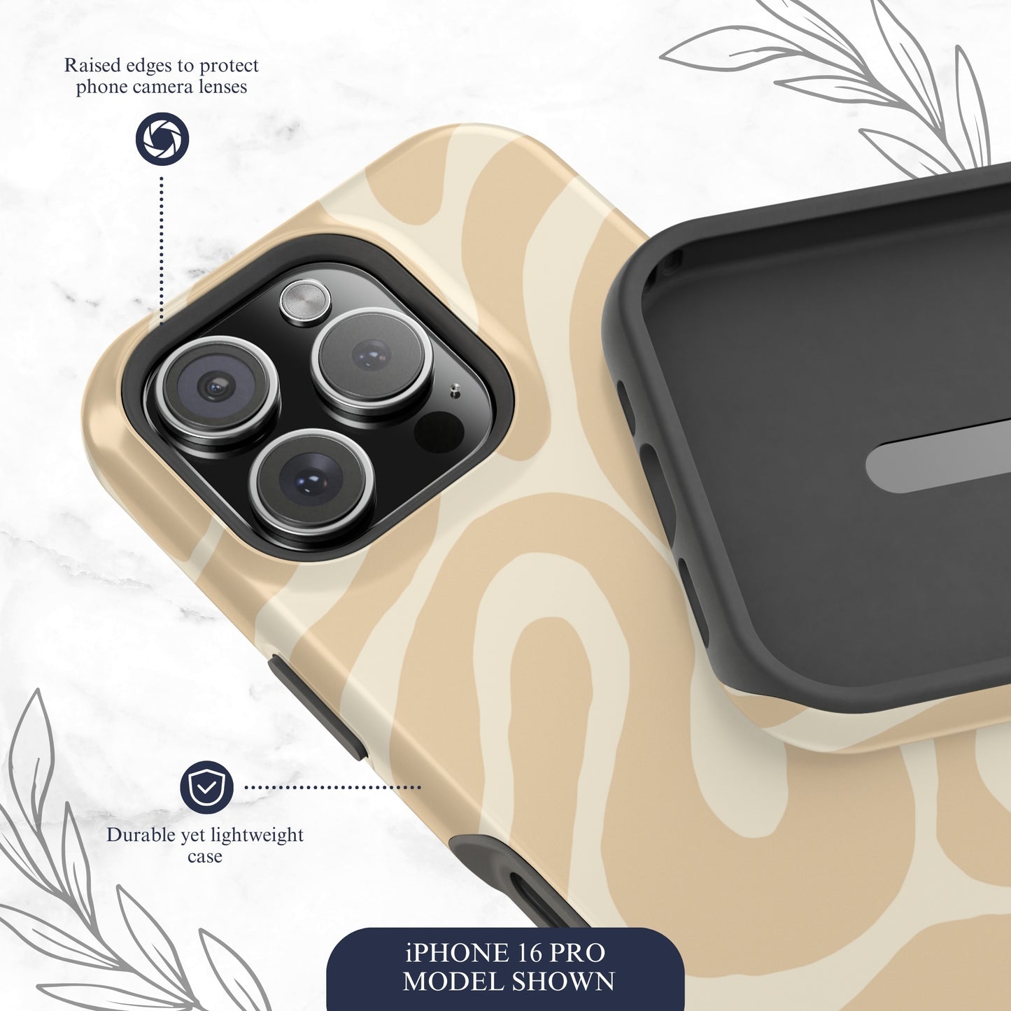 Caramel Twist - Magsafe iPhone Case Phone Case-aesthetic phone case-shockproof phone case-cute phone case-designer phone case-elegant phone case-luxury phone case-phone accessories-fashion accessory