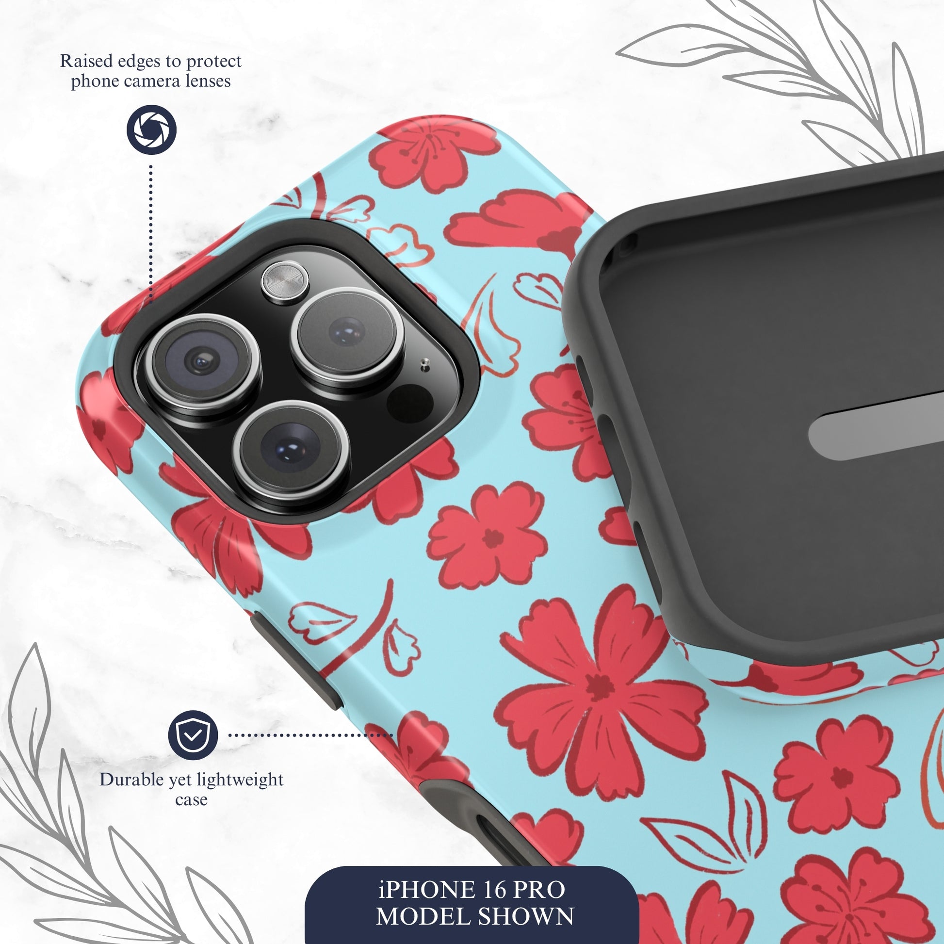 Floral Frenzy - Magsafe iPhone Case Phone Case-aesthetic phone case-shockproof phone case-cute phone case-designer phone case-elegant phone case-luxury phone case-phone accessories-fashion accessory