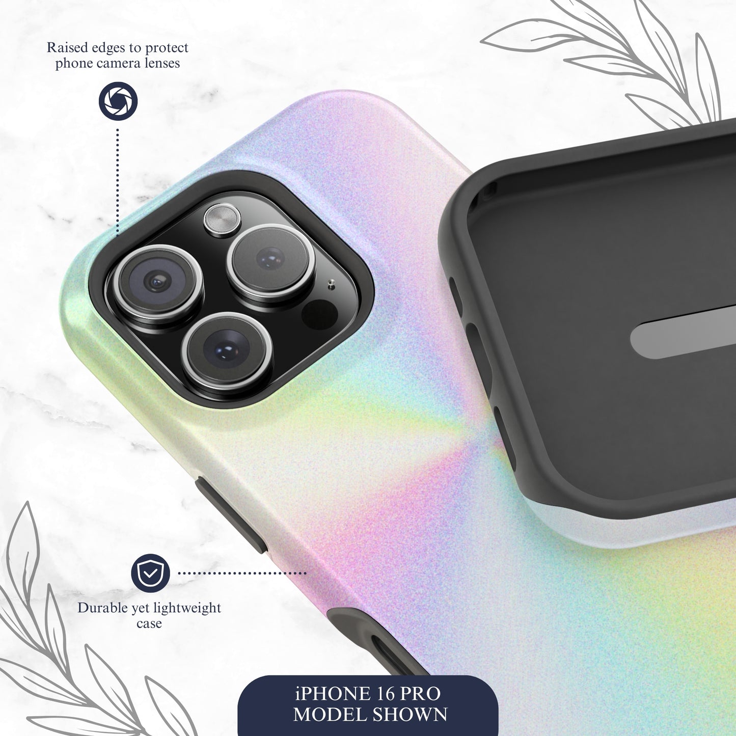 Rainbow Prism - Magsafe iPhone Case Phone Case-aesthetic phone case-shockproof phone case-cute phone case-designer phone case-elegant phone case-luxury phone case-phone accessories-fashion accessory