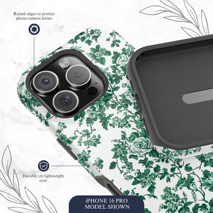 Moss Toile - Magsafe iPhone Case Phone Case-aesthetic phone case-shockproof phone case-cute phone case-designer phone case-elegant phone case-luxury phone case-phone accessories-fashion accessory