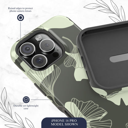Wilted Presence - Magsafe iPhone Case Phone Case-aesthetic phone case-shockproof phone case-cute phone case-designer phone case-elegant phone case-luxury phone case-phone accessories-fashion accessory