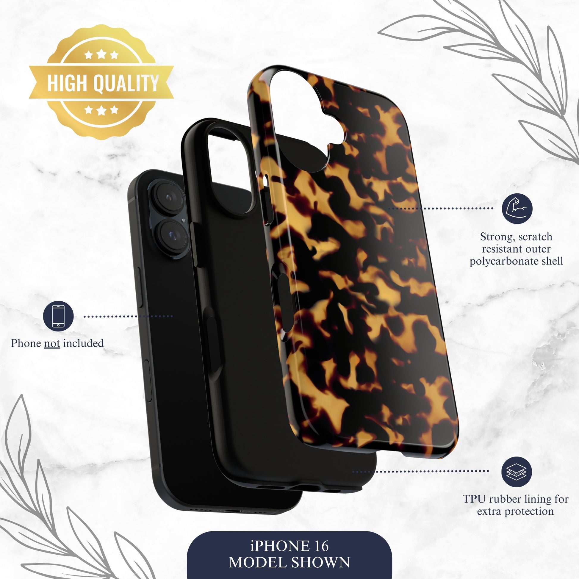 Burnt Honey - iPhone Case Phone Case-aesthetic phone case-shockproof phone case-cute phone case-designer phone case-elegant phone case-luxury phone case-phone accessories-fashion accessory