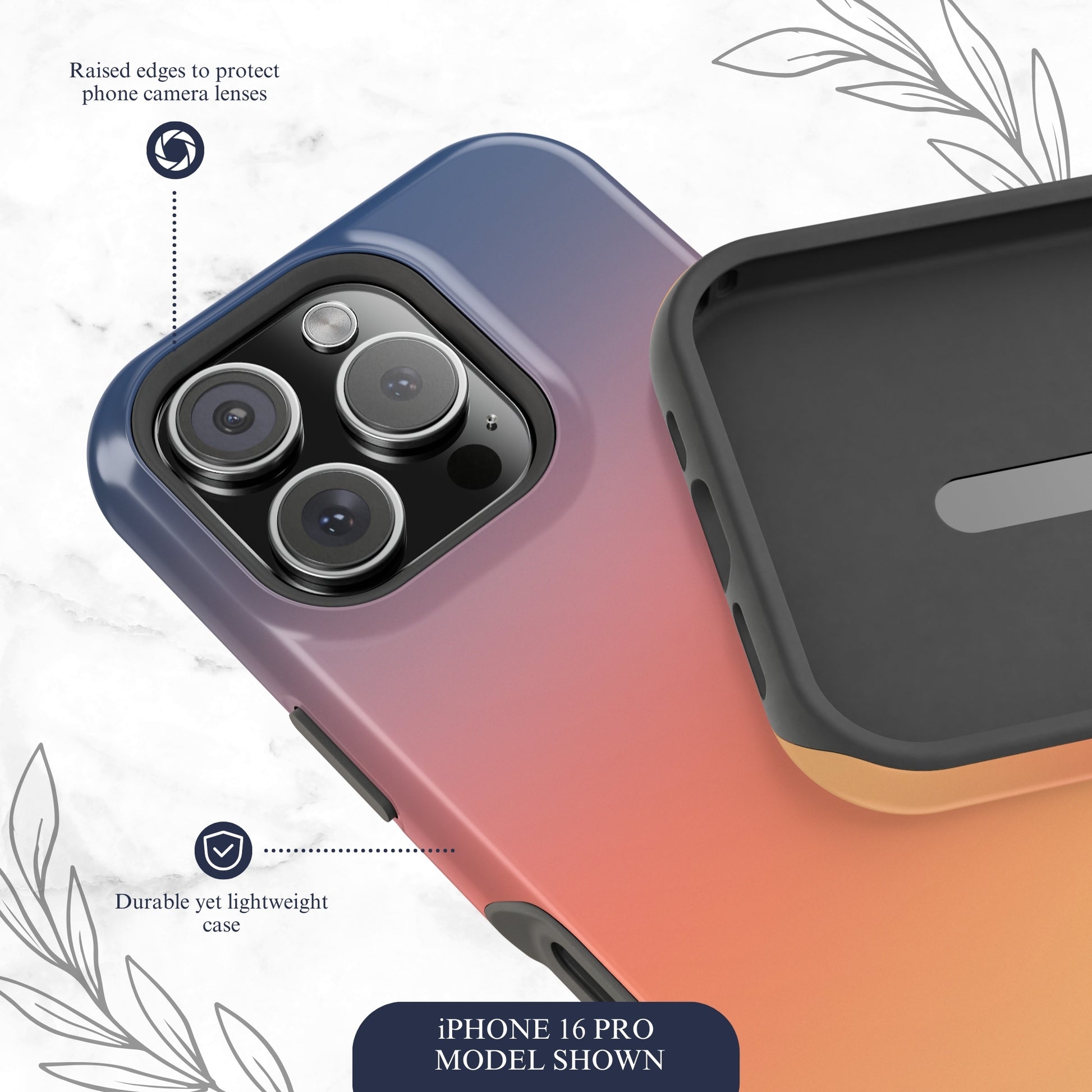 Sunset Aura - Magsafe iPhone Case Phone Case-aesthetic phone case-shockproof phone case-cute phone case-designer phone case-elegant phone case-luxury phone case-phone accessories-fashion accessory