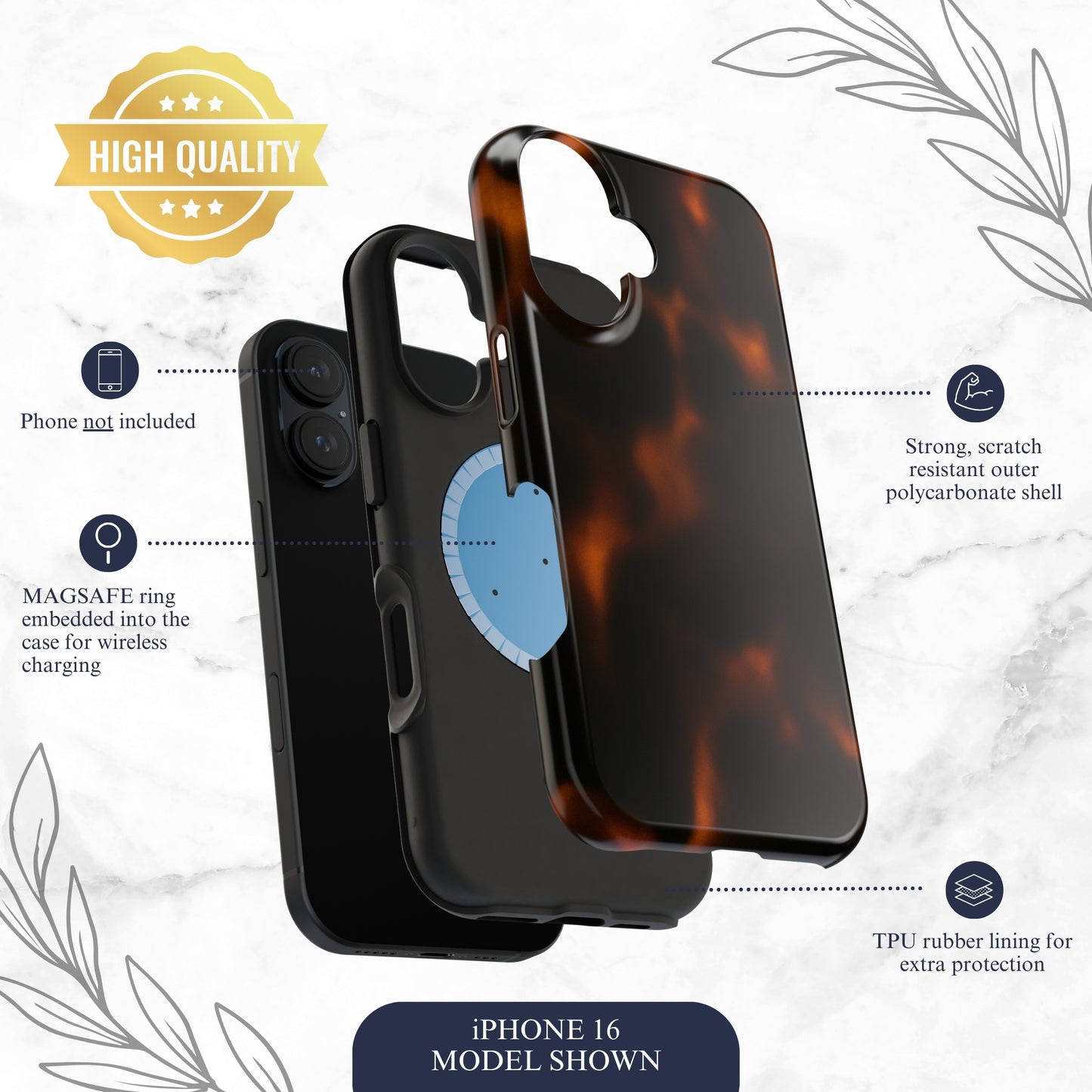 Chestnut - Magsafe iPhone Case Phone Case-aesthetic phone case-shockproof phone case-cute phone case-designer phone case-elegant phone case-luxury phone case-phone accessories-fashion accessory