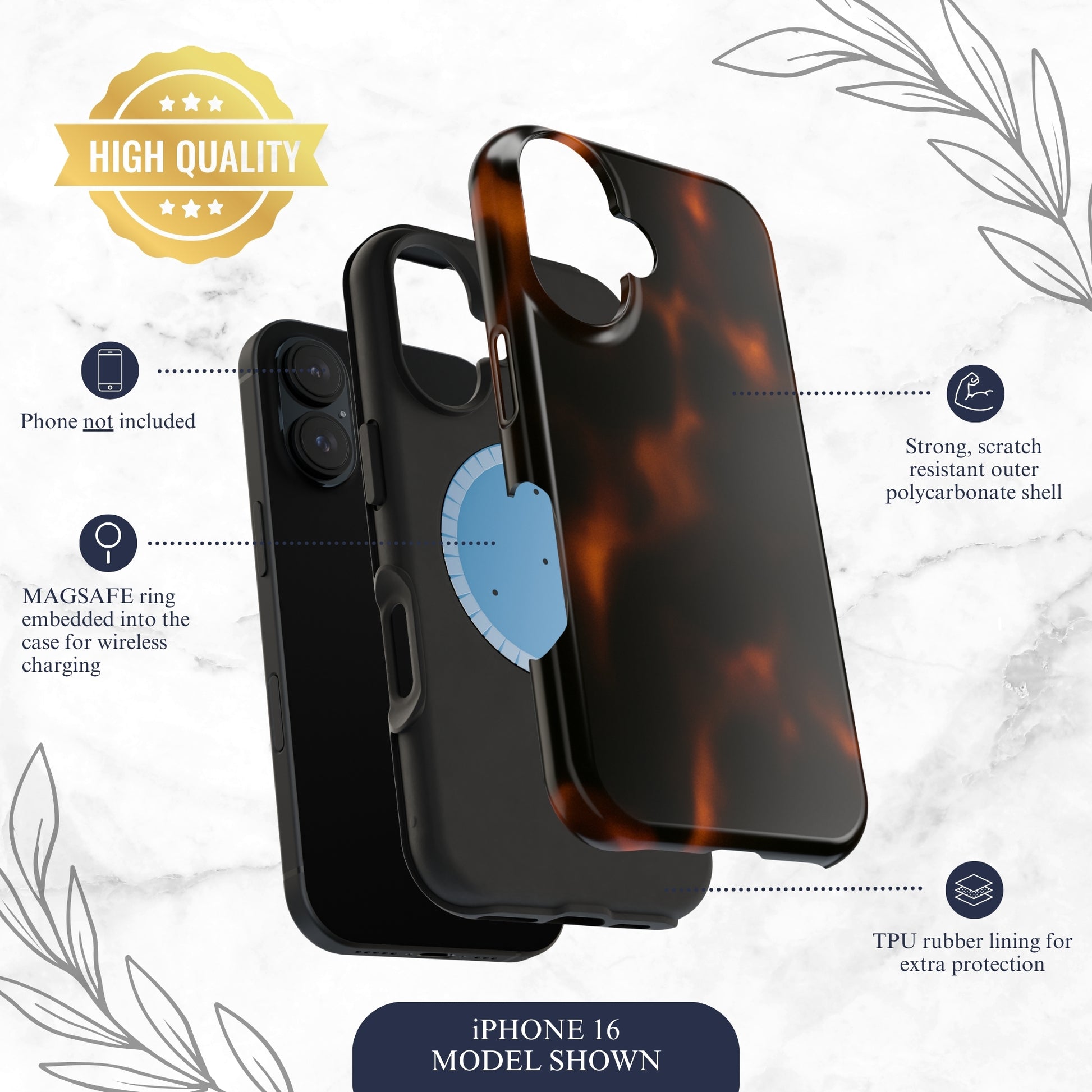 Chestnut - Magsafe iPhone Case Phone Case-aesthetic phone case-shockproof phone case-cute phone case-designer phone case-elegant phone case-luxury phone case-phone accessories-fashion accessory