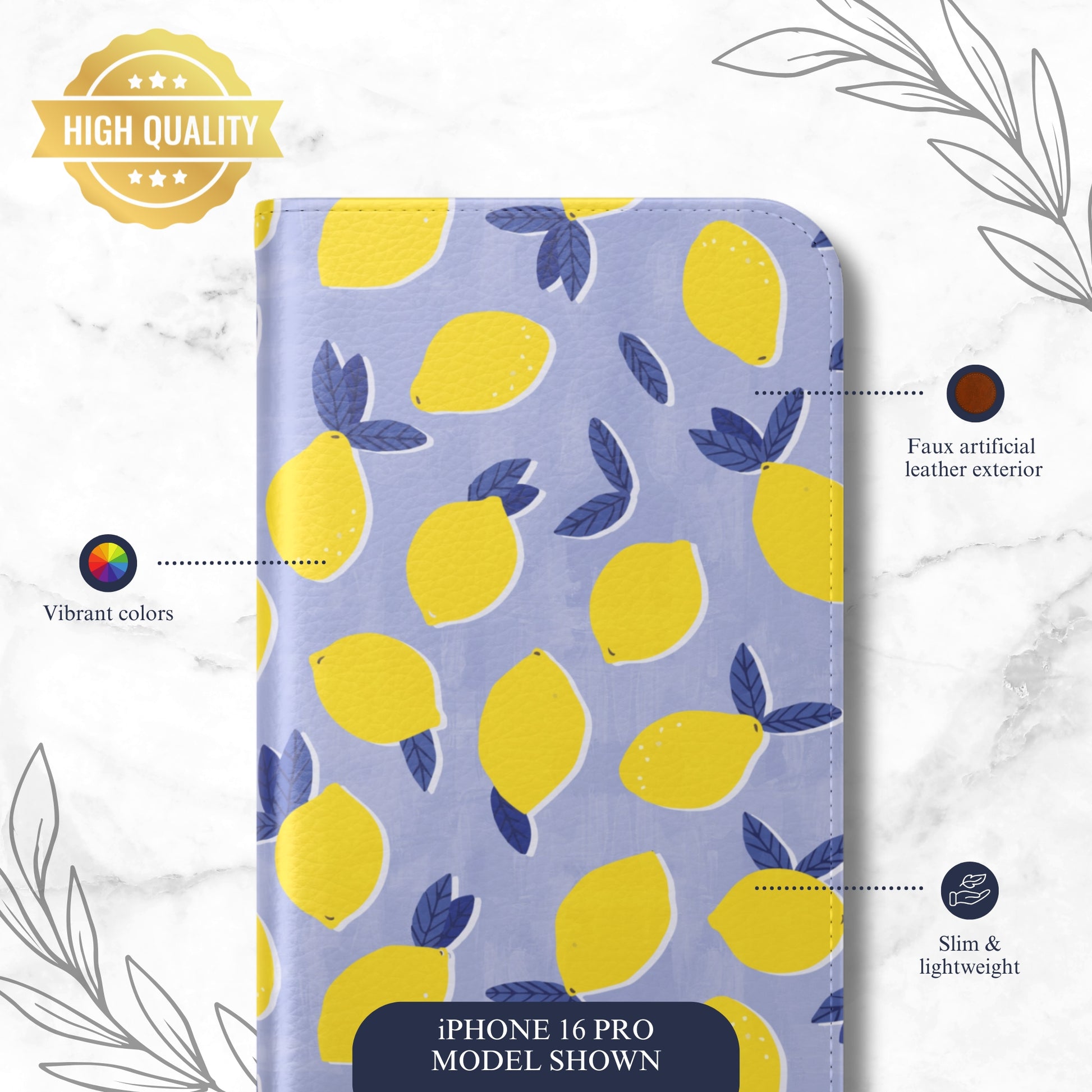 Almost Summer - iPhone Flip Case Wallet, Leather Folio Case Phone Case-aesthetic phone case-shockproof phone case-cute phone case-designer phone case-elegant phone case-luxury phone case-phone accessories-fashion accessory