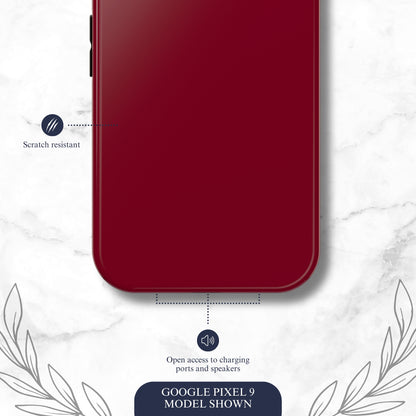 Burgundy - Google Pixel Case Phone Case-aesthetic phone case-shockproof phone case-cute phone case-designer phone case-elegant phone case-luxury phone case-phone accessories-fashion accessory