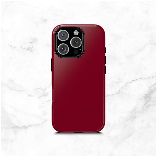 Burgundy - iPhone Case Phone Case-aesthetic phone case-shockproof phone case-cute phone case-designer phone case-elegant phone case-luxury phone case-phone accessories-fashion accessory