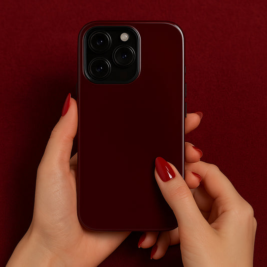Burgundy - iPhone Flip Case Wallet, Leather Folio Case Phone Case-aesthetic phone case-shockproof phone case-cute phone case-designer phone case-elegant phone case-luxury phone case-phone accessories-fashion accessory