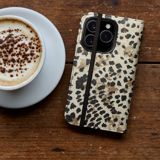 Morning Rush - iPhone Flip Case Wallet, Leather Folio Case Phone Case-aesthetic phone case-shockproof phone case-cute phone case-designer phone case-elegant phone case-luxury phone case-phone accessories-fashion accessory
