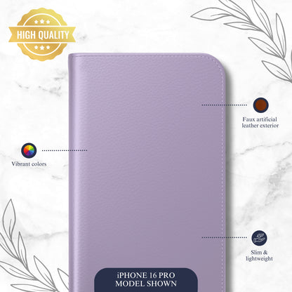 Dream - iPhone Flip Case Wallet, Leather Folio Case