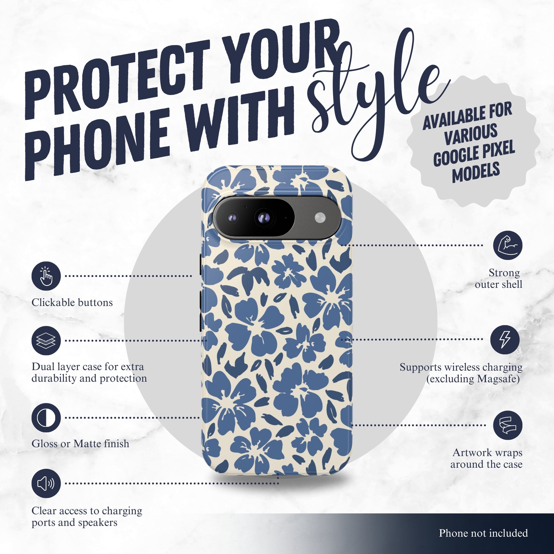 Freshly Picked - Google Pixel Case Phone Case-aesthetic phone case-shockproof phone case-cute phone case-designer phone case-elegant phone case-luxury phone case-phone accessories-fashion accessory