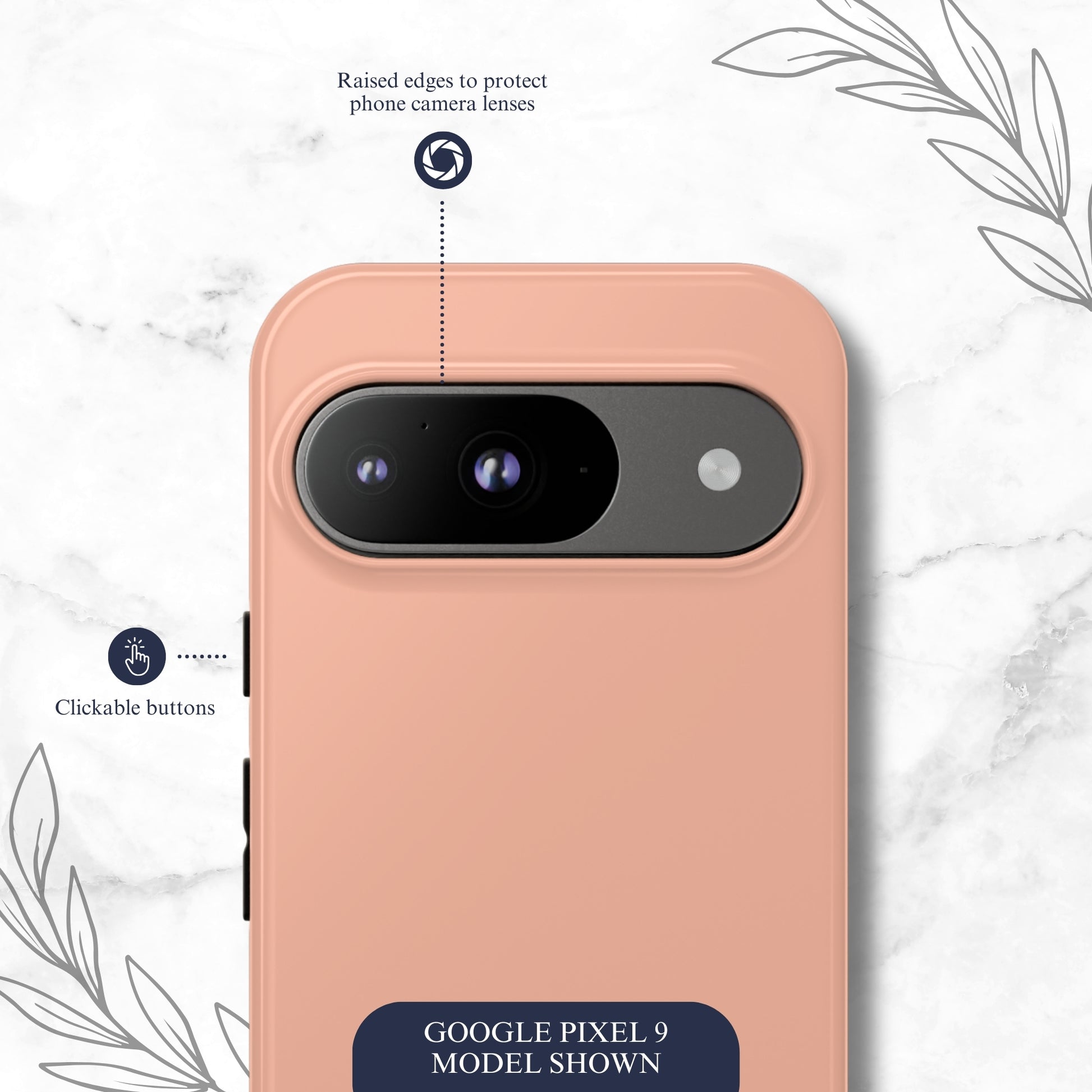 Peachy - Google Pixel Case Phone Case-aesthetic phone case-shockproof phone case-cute phone case-designer phone case-elegant phone case-luxury phone case-phone accessories-fashion accessory