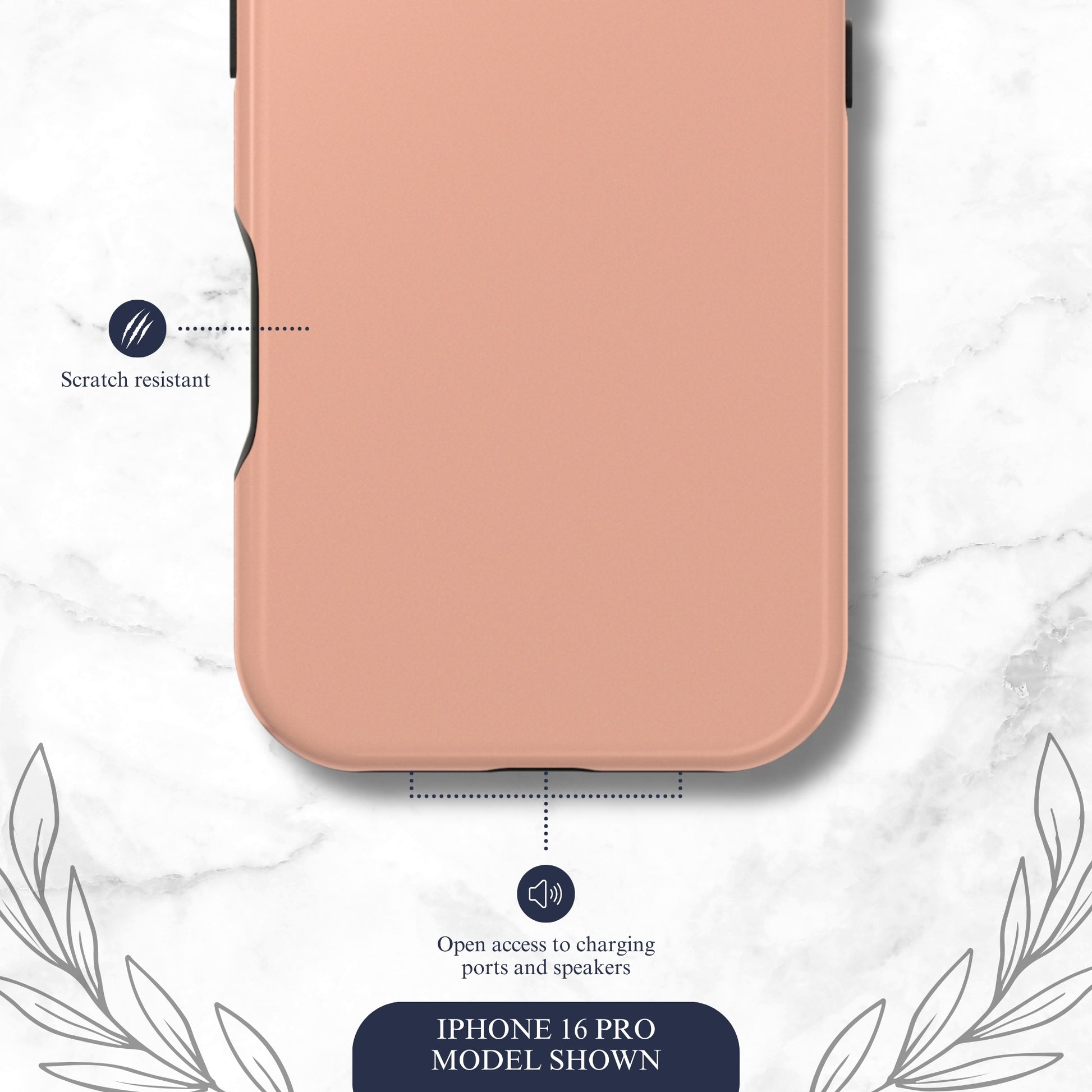 Peachy - Magsafe iPhone Case Phone Case-aesthetic phone case-shockproof phone case-cute phone case-designer phone case-elegant phone case-luxury phone case-phone accessories-fashion accessory