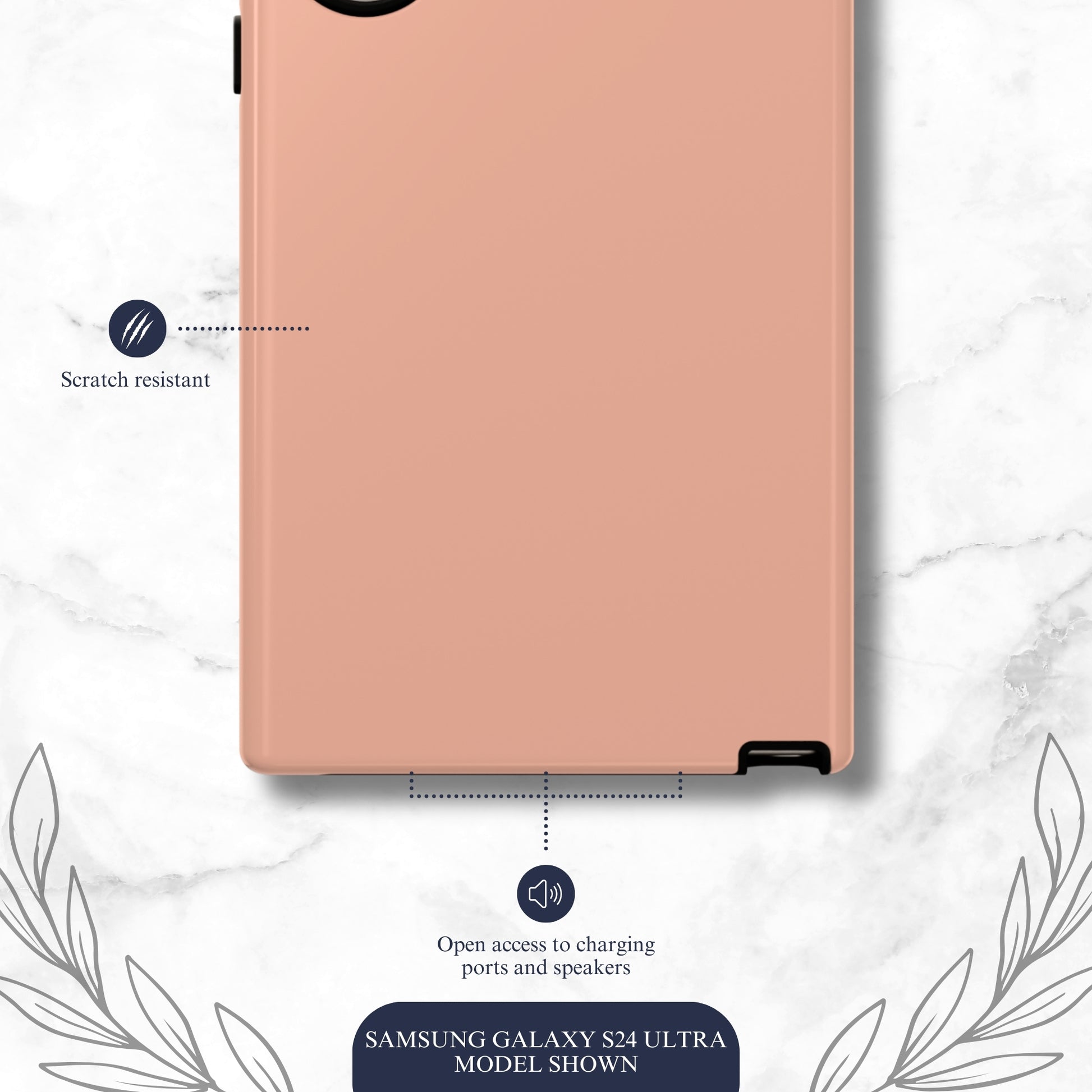 Peachy - Samsung Galaxy Case Phone Case-aesthetic phone case-shockproof phone case-cute phone case-designer phone case-elegant phone case-luxury phone case-phone accessories-fashion accessory