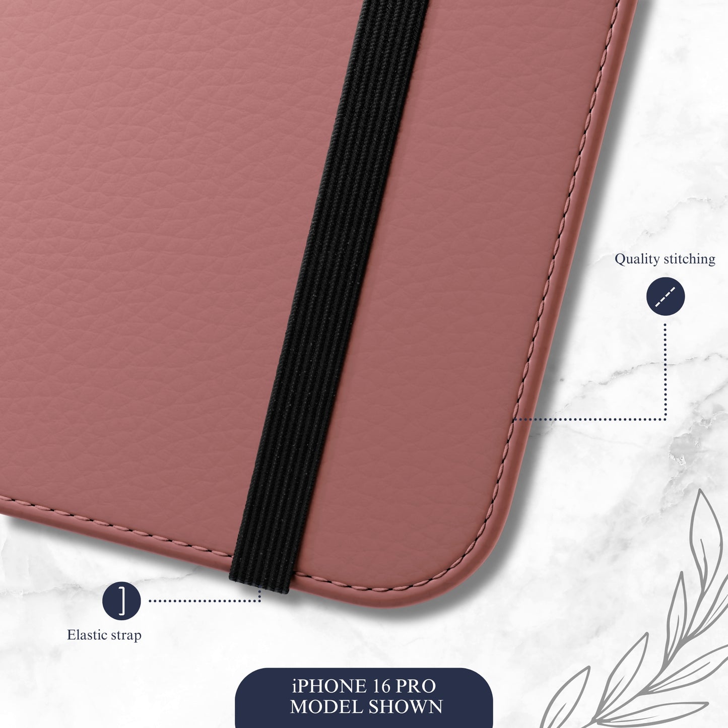 Petal - iPhone Flip Case Wallet, Leather Folio Case