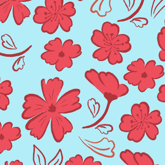 Floral Frenzy - iPhone Case Phone Case-aesthetic phone case-shockproof phone case-cute phone case-designer phone case-elegant phone case-luxury phone case-phone accessories-fashion accessory